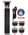 USB Rechargeable Vintage Electric Hair Beard Trimmer Cordless Clippers Barber | ABS