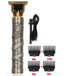 USB Rechargeable Vintage Electric Hair Beard Trimmer Cordless Clippers Barber | ABS