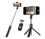 Wireless Bluetooth 2 in 1 Selfie Stick and Phone Tripod W/Remote | iOS & Android | K07