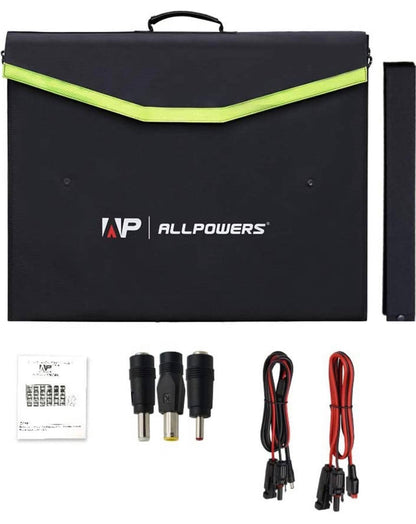 ALLPOWERS 100W Portable Solar Panel Foldable Solar Panel Kit Solar Charger