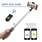 Wireless Bluetooth 2 in 1 Selfie Stick and Phone Tripod W/Remote | iOS & Android | K07