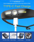 Silicone XPG+COB LED Wave Induction Headlamp Lightweight | KXK-801