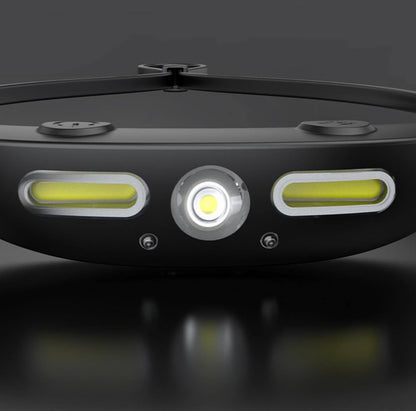 Silicone XPG+COB LED Wave Induction Headlamp Lightweight | KXK-801