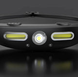 Silicone XPG+COB LED Wave Induction Headlamp Lightweight | KXK-801