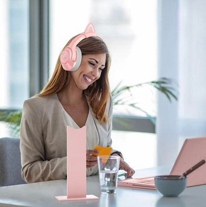 ONIKUMA ABS Gaming Headphone Stand Stable Anti-Slip | Pink | ST-1