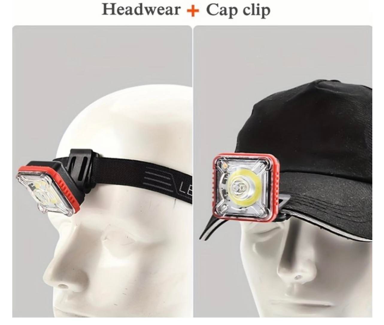 Mini XPE+COB+RGB Multifunction Headlamp W/Magnetic & Stand | 2 Model | WH-089