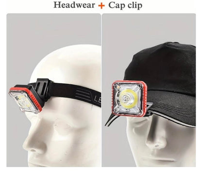 Mini XPE+COB+RGB Multifunction Headlamp W/Magnetic & Stand | 2 Model | WH-089