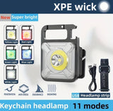 Mini XPE+COB+RGB Multifunction Headlamp W/Magnetic & Stand | 2 Model | WH-089