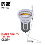 RZ CL2 PH Tester Checks Water Detector Portable Chlorine Digital Tester Spa/Pool/Aquarium