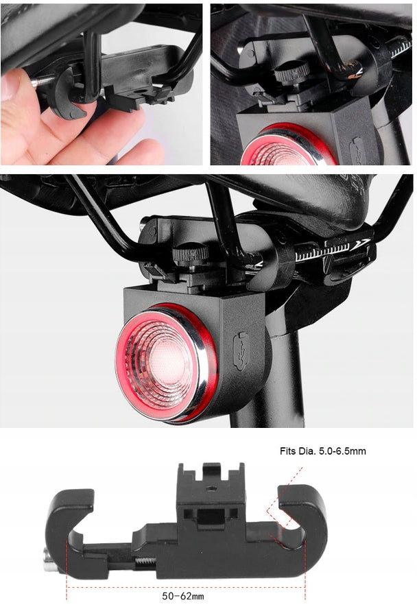 Rear Bicycle Light & Siren - Antusi Gold Cicada A8