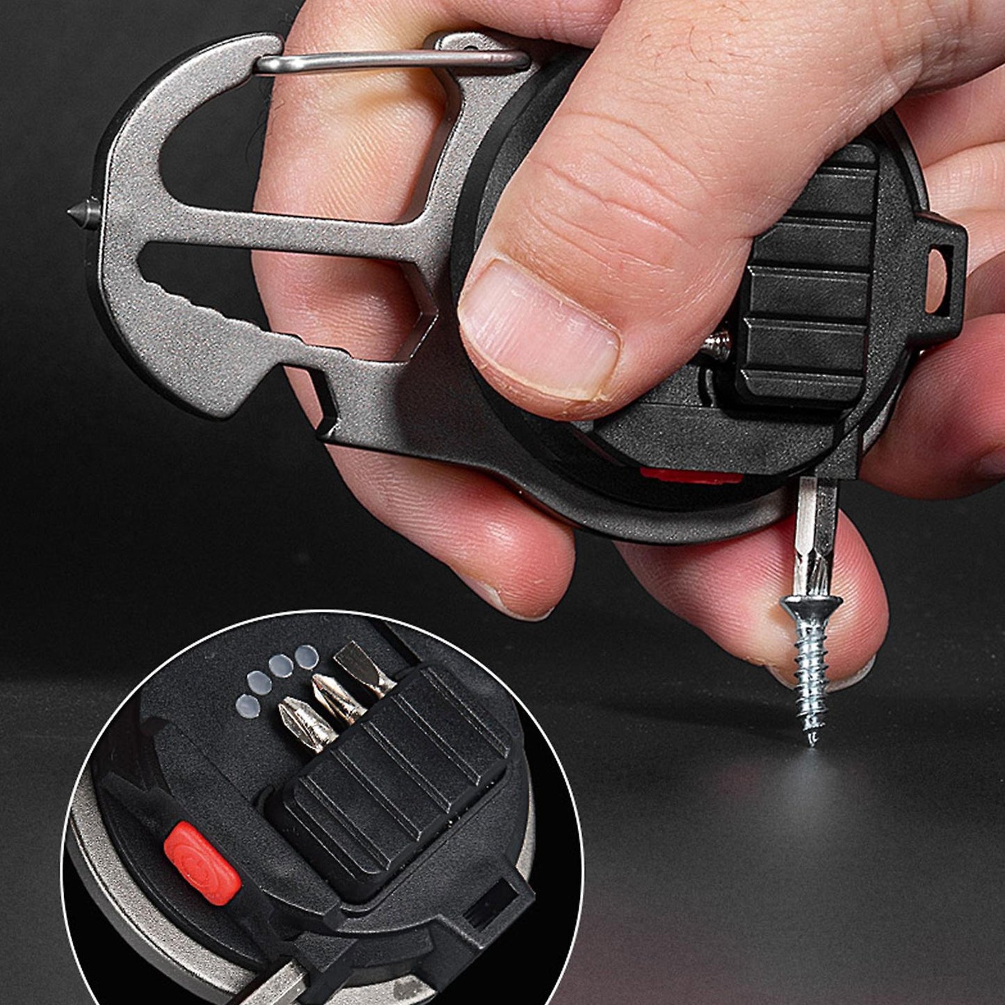 Mini COB Keychain Light W/4in1 Screwdriver & 7in1 Wrench | 2 Styles | Optional Tripod