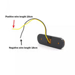 10pcs 3-LED Side Marker Lights 3.4" Truck Trailer Sealed Clearance Lights 12V