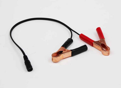 12V male female DC plug to Crocodile Clip