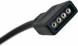 4 Pin RGB 1 to 2 or 3 Way Splitter Connector