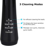 Mornwell Electric Toothbrush USB Fast Charging 3 Modes Rotary Toothbrush