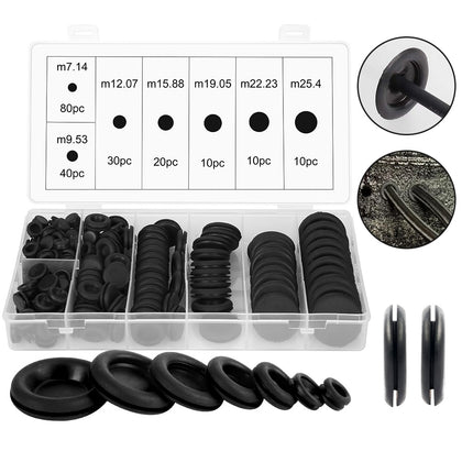 200 PC Rubber Grommet Kit