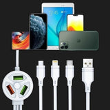 6 in 1 Extended  Charging Cable