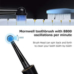 Mornwell Electric Toothbrush USB Fast Charging 3 Modes Rotary Toothbrush