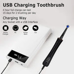 Mornwell Electric Toothbrush USB Fast Charging 3 Modes Rotary Toothbrush