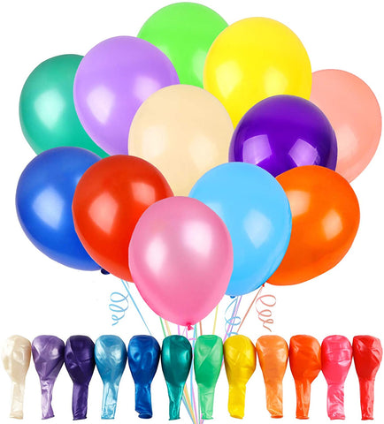 Party Quarter Pounder Latex Balloons