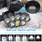 8 LED and COB Head Lamp - Rechargeable