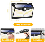208 LED Solar Outdoor Wall Light