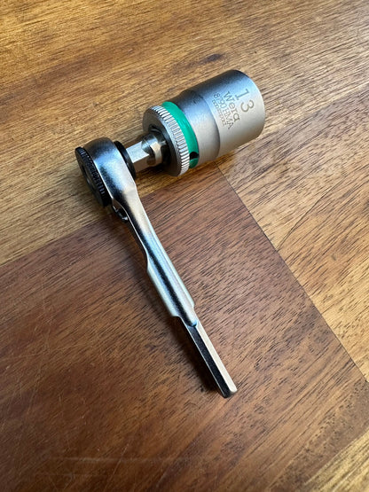 Mini Rachet Wrench Extension Bit Holder Multi Tool Accessory