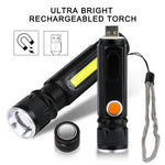 Mini COB LED Torch USB Charge with Magnet
