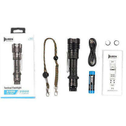 Wuben T1 Tactical Flashlight Torch SST40