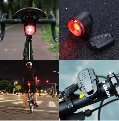 Rear Bicycle Light & Siren - Antusi Gold Cicada A8