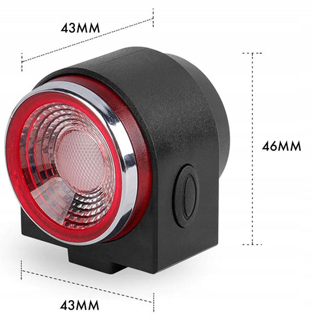 Rear Bicycle Light & Siren - Antusi Gold Cicada A8