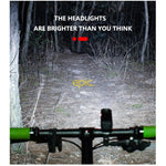 Bicycle Head Light Power Bank USB Rechargeable