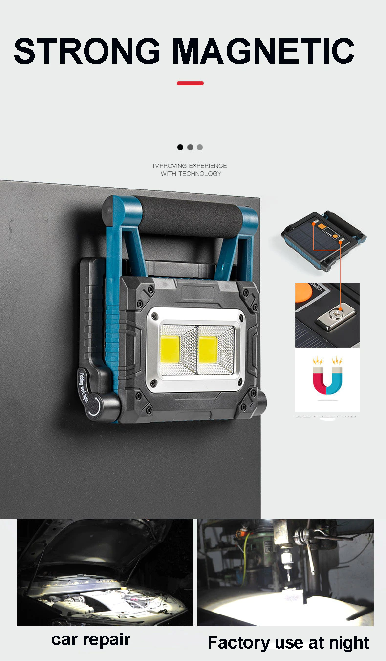 20W 1000LM LED  Work Light - W875