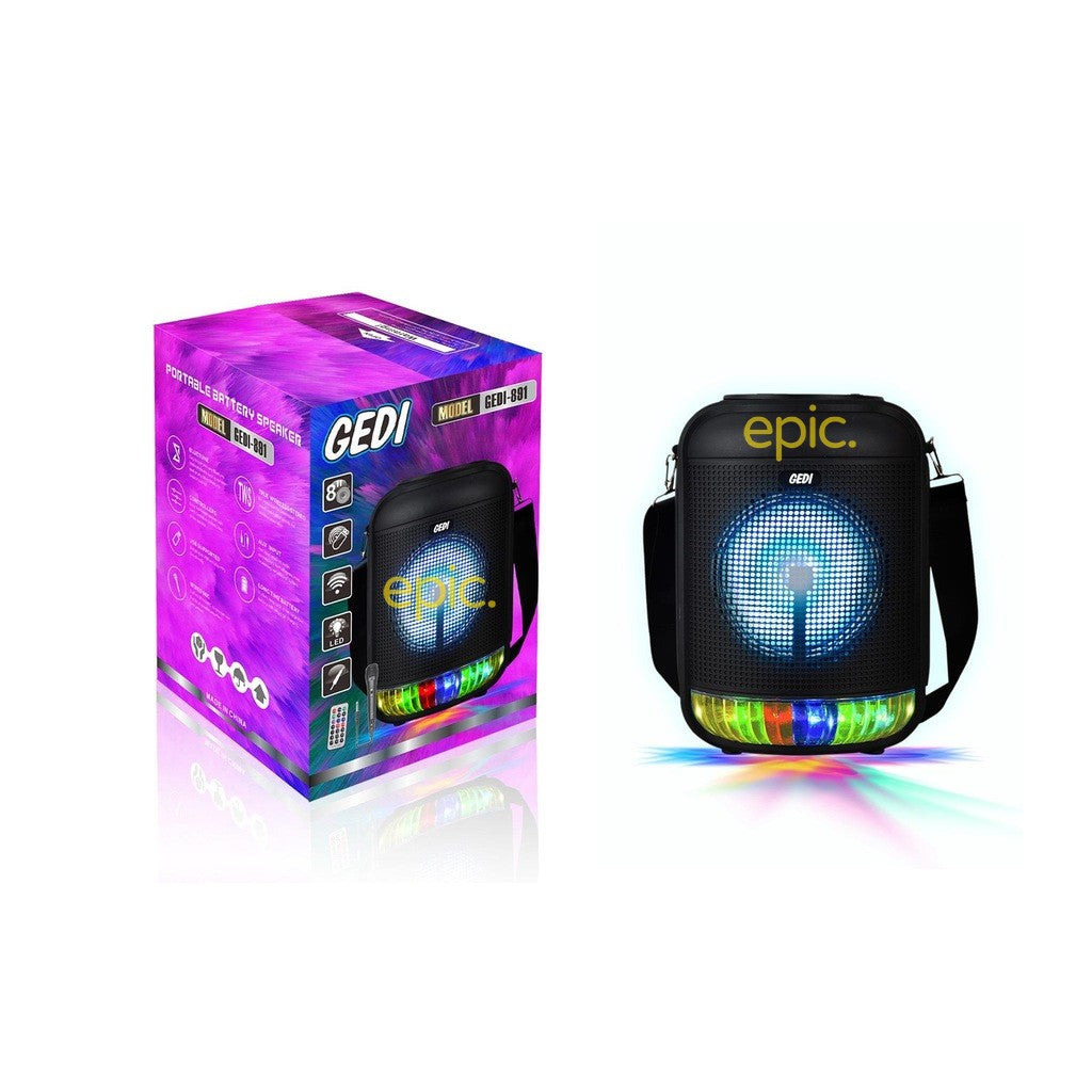 GEDI 6.5" Karaoke Speaker and Microphone