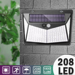 208 LED Solar Outdoor Wall Light