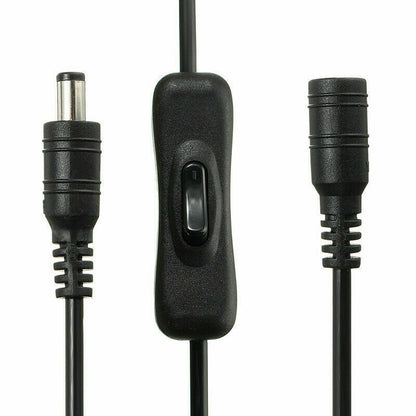 12V DC Plug LED Light Switch
