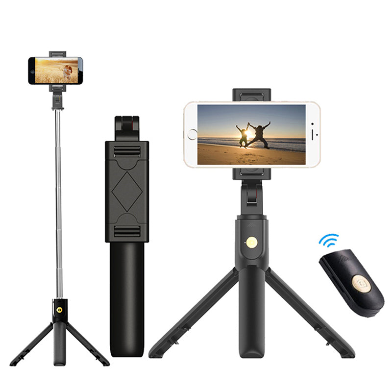 Mini Wireless Mobile Phone Selfie Stick Tripod with Remote Bluetooth