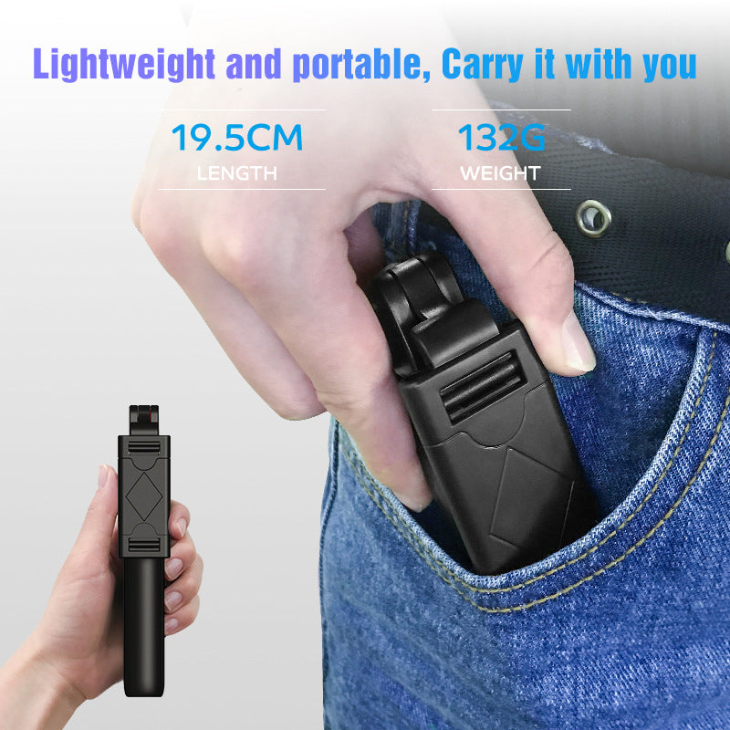 Mini Wireless Mobile Phone Selfie Stick Tripod with Remote Bluetooth