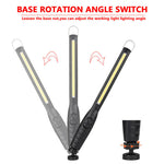 Swivel Head Work Lamp With Magnetic Base - Rechargeable