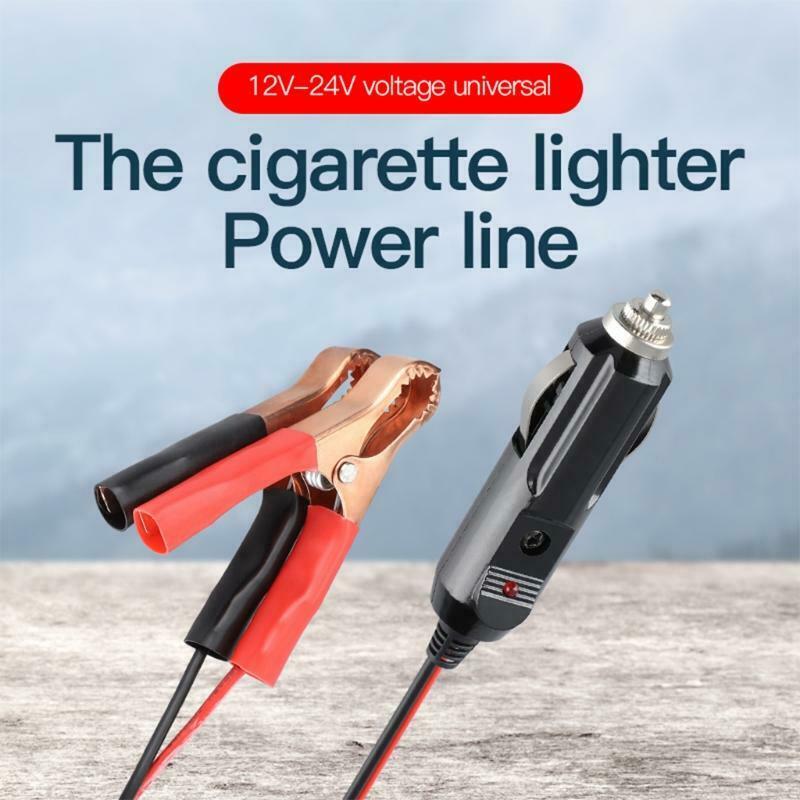 12V Female male Car Cigarette Socket to Crocodile Clip
