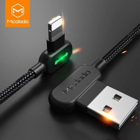 McDodo 90 Degree Charging Cable (Micro USB/USB C/Lightning)