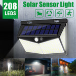 208 LED Solar Outdoor Wall Light