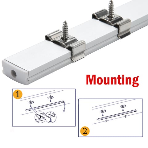LED strip light Aluminium Channel mounting clip – Epic. Store