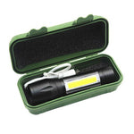 Mini COB LED Zoomable Torch