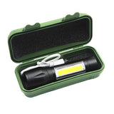 Mini COB LED Zoomable Torch