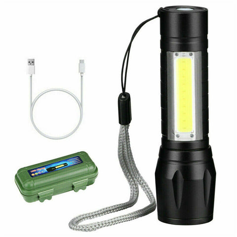 Mini COB LED Zoomable Torch
