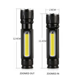 Mini COB LED Torch USB Charge with Magnet