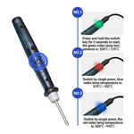 Mini Portable USB Powered Soldering Iron Pen/Tip Touch Switch kit 5V 8W