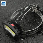 Super Bright COB Adjustable Head Lamp - Rechargeable