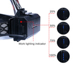 T6 CREE and COB Adjustable Head Lamp - Rechargeable